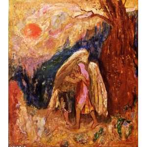  Hand Made Oil Reproduction   Odilon Redon   24 x 28 inches 