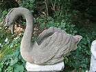 WEATHERED SWAN VINTAGE CEMENT/CONCRET​E GARDEN PLANTER 18 tall