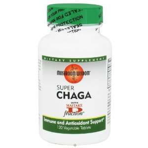  Mushroom Wisdom Super Chaga, 120 Tablet Health & Personal 