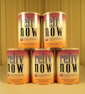 RELIV NOW FIVE CANS  FAST SHIPPING PROTEIN DRINK SOY 
