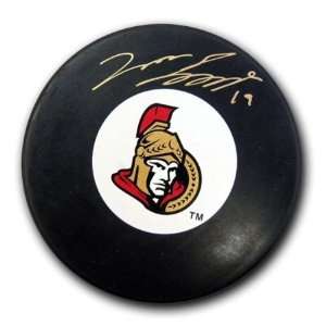  Jason Spezza Autographed/Hand Signed Hockey Puck Senators 