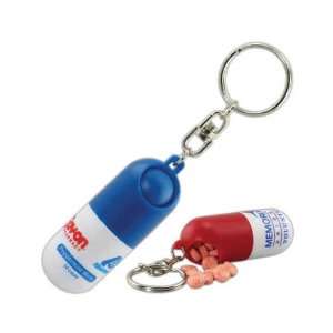 Spearmint   Micro mints in pill keychain container with 50 micro mints 