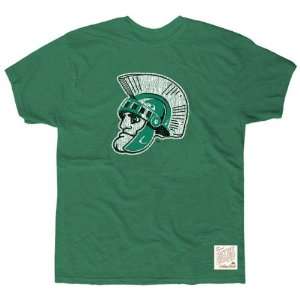   Green Retro Brand Vintage Sparty Slub Knit T Shirt