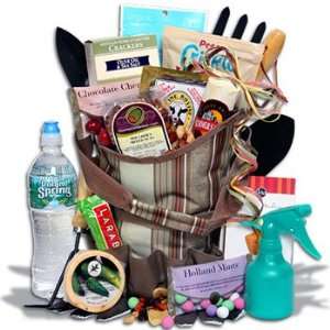 Growers Friend Gardening Tote and Gift Basket:  Grocery 