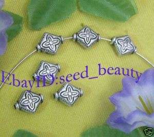 100x Silver Plated CCB Beads 10mmx10mm fgp0201 s$0.5  