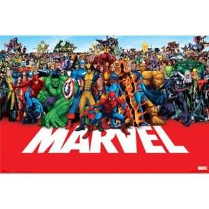 Marvel Comics Poster ~ Super Heroes Celebration (horizontal) ~ 22x34 