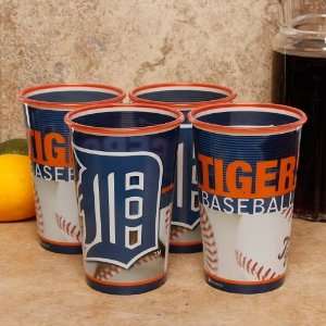    Detroit Tigers 4 Pack 22oz. Souvenir Cups