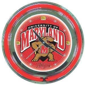  Best Quality Maryland University Neon Clock   14 inch 