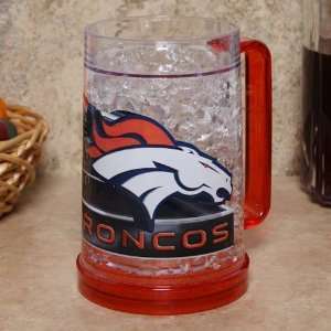 Denver Broncos 16oz. Hi Def Freezer Mug:  Sports & Outdoors