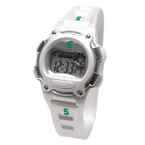  State Spartans White Ladies Digital Sport Watch: Sports & Outdoors