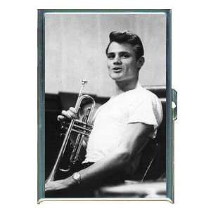 Chet Baker Young Smiling Photo ID Holder, Cigarette Case or Wallet 