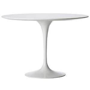  36 Saarinen Style Tulip Dining Table in White: Home 