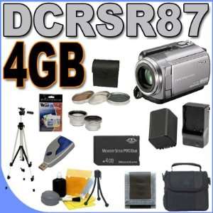  Sony DCR SR87 Handycam 80GB HDD 1MP Camcorder w/25x 