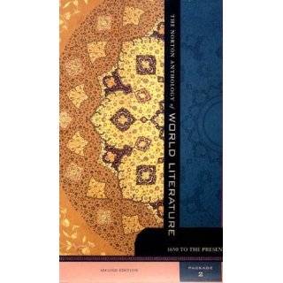 The Norton Anthology of World Literature, Package 2 (Volumes D, E, F 