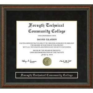  Forsyth Technical Community College Diploma Frame Sports 