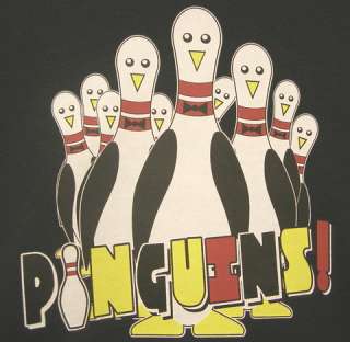 Retrobower lThe PINGUINS FUN Kids retro bowling shirt BIRTHDAY FUN 