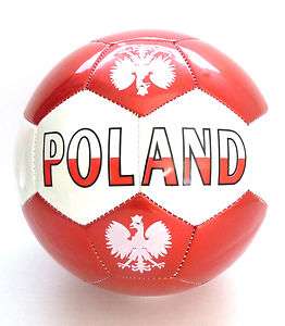 Poland Polska Soccer Ball / Poland Flag  