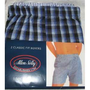  Allen Solly 2 pack Classic Fit Boxers   Size 38, Blue 
