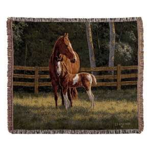  Josie Horse Tapestry Throw