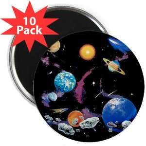  2.25 Magnet (10 Pack) Solar System And Asteroids 