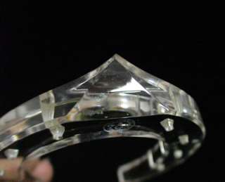 Vintage Baccarat Crystal Horseshoe Paperweight  