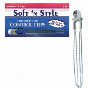  Soft N Style Control Clips (12 Per Box) Beauty