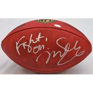  Mark Sanchez Signed Football w/ Fight On   Autographed 