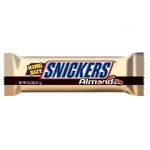 Snickers Almond King Size (Pack of 24)  Grocery & Gourmet 