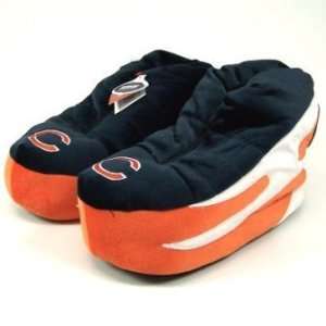 Chicago Bears Plush NFL Sneaker Slippers:  Sports 