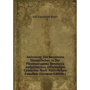   NatÃ¼rlichen Familien (German Edition) Karl Sigismund Kunth Books