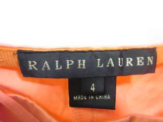 RALPH LAUREN Black Label Tangerine Pants Slacks Sz 4  