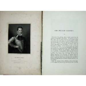  Memoirs Portrait 1832 Sir Philip Sidney Duke Bedford: Home 
