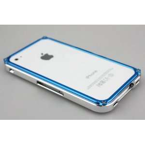  Jk Blue Aluminum Blade Metal Bumper Case for Iphone 4 4s 