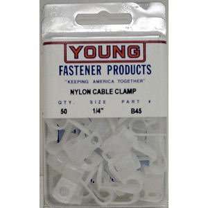  Nylon Cable Clamp 1/4 Inch Hol