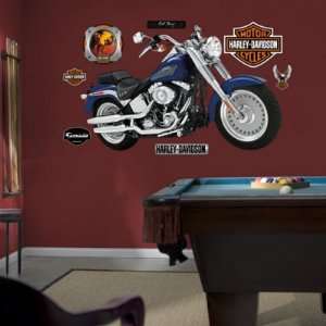 Harley Davidson Fat Boy , 72x51 
