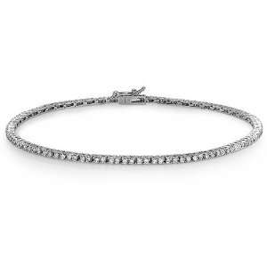   Diamond Tennis Bracelet (1.00 cttw, G H Color, SI I Clarity): Jewelry