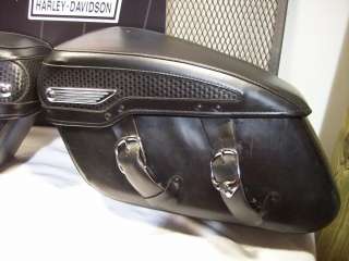 HARLEY DAVIDSON ROAD KING CLASSIC SADDL, TOURING, LEATHER BAGS 