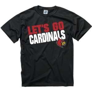   : Louisville Cardinals Black Youth Slogan T Shirt: Sports & Outdoors