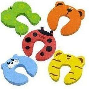 Child Baby Cartoon Door Stop Safety Finger Protect 3pcs  
