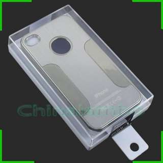 Luxury Steel Metal Aluminum Silver Chrome Hard Back Case Cover For 