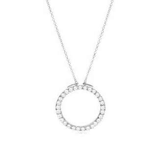 product description ladies diamond circle of love life pendant w gold
