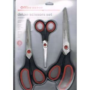    Office Depot Deluxe Scissors Set 3 Pk 903 714