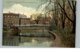 HARTFORD CT Capitol Grounds Bridge c1910 Postcard  