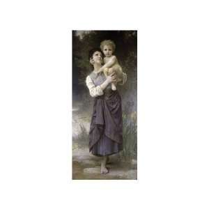  William Adolphe Bouguereau   Brother & Sister Giclee: Home 