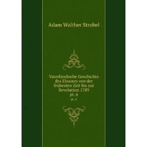   Zeit bis zur Revolution 1789. pt. 6 Adam Walther Strobel Books