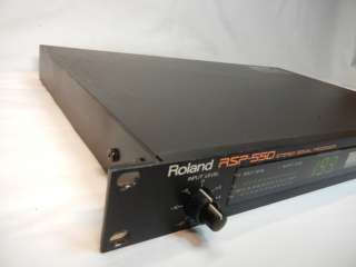 ROLAND RSP550 CLASSIC STEREO SIGNAL PROCESSOR LQQK  