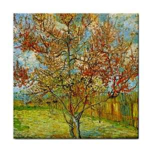 Pink Peach Tree in Blossom Reminiscence of Mauve By Vincent Van Gogh 