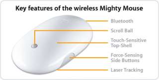 Apple Bluetooth Wireless Mighty Mouse: Electronics