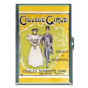 College Girls Old Sheet Music ID Holder, Cigarette Case or Wallet 