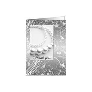  Thank you   Being in my Wedding   Silver Pearls sparkle 